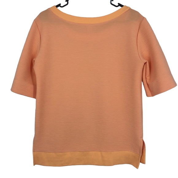 Tribal Jeans Super Soft Popover Blouse, Horizontal Ribbed Knit, Scoop Neck SZ PS - Picture 2 of 5